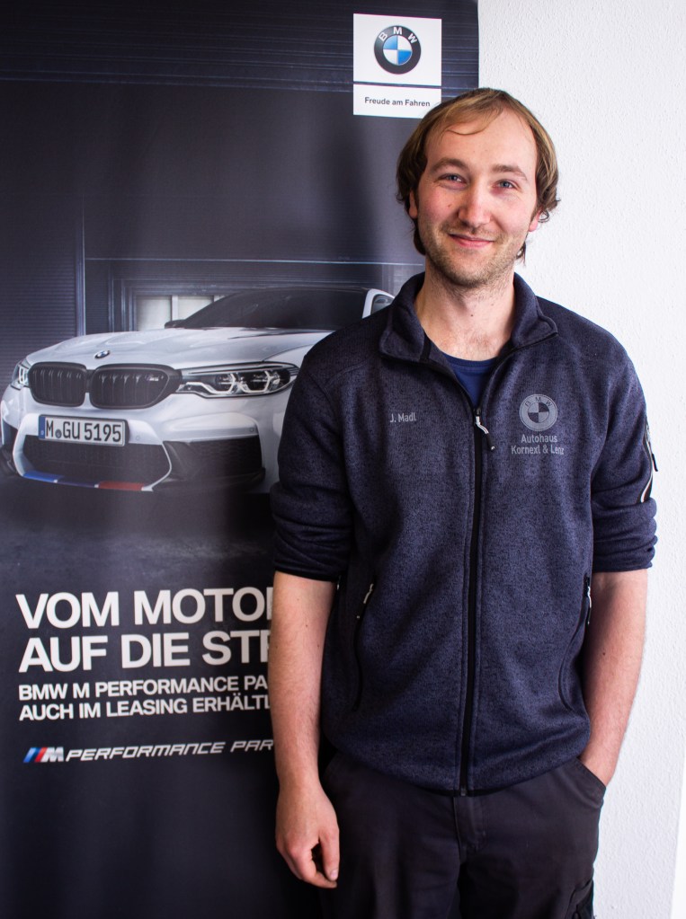 Porträt: Josef Madl, Kfz-Mechatroniker und Kommunikationselektroniker