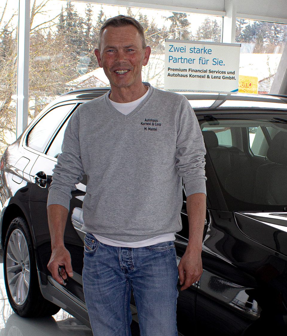 Porträt: Michael Mantel (Verkauf) im Autohaus Kornexl & Lenz