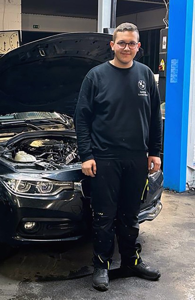 Porträt: Christoph Lenz, Auszubildender Kfz-Mechatroniker